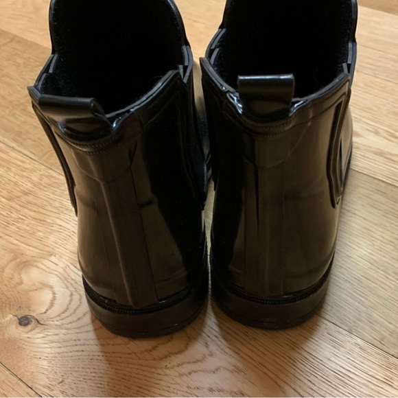 EUC 10W rain boots in Black by Addition Elle - Picture 3 of 5